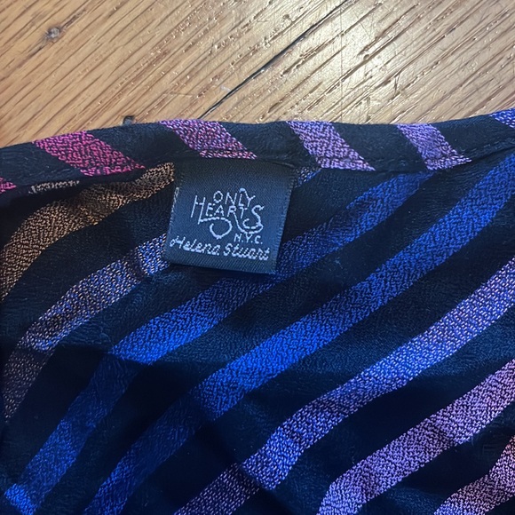 Only Hearts stripe slip Midi dress small - Picture 5 of 5